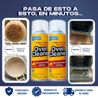 (2X1) OVEN CLEANER - ESPUMA QUITA GRASA + REGALO NAVIDEÑO