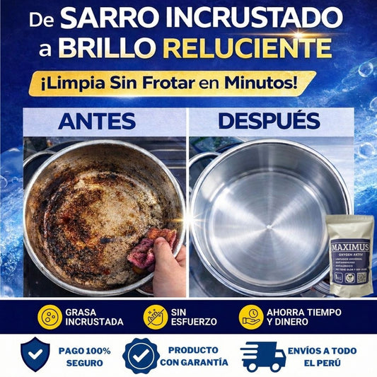 MAXIMUS - ANTIGRASA, QUITASARRO, LIMPIADOR UNIVERSAL.